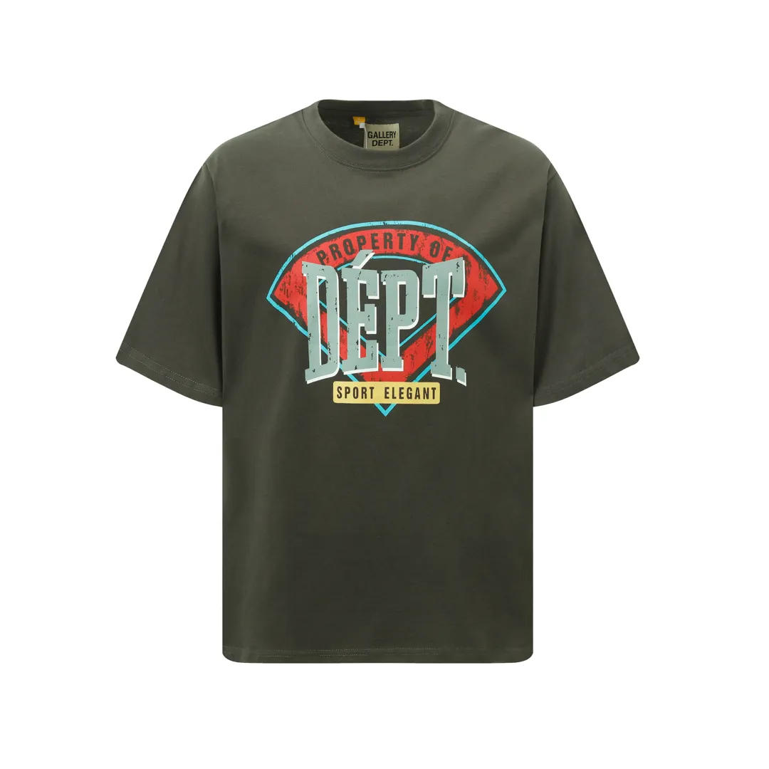 GALLERY.DEPT New Short Sleeve Model Number: 3297P110 Color: White Dark Gray Size: S M L XL